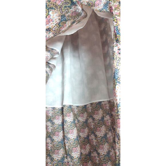 J. Crew Collection side-slit boho maxi skirt Ratti prism floral cottage core XS - Picture 7 of 11